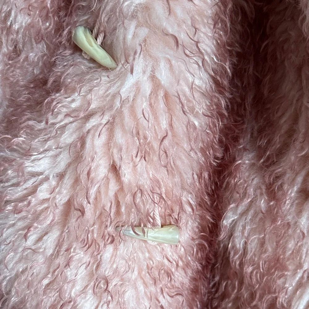 Free People Pink Teddy Jacket - Picture 4 of 7